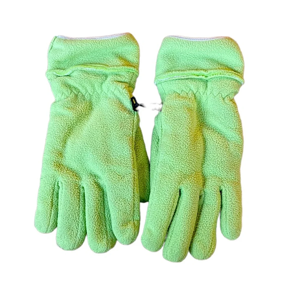 Children’s Place Size 7/8 Lime Green Gloves